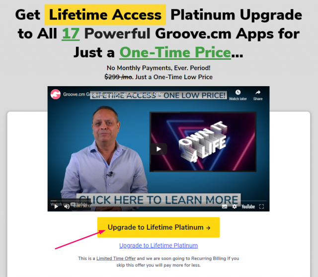 Groovefunnels  Lifetime Access